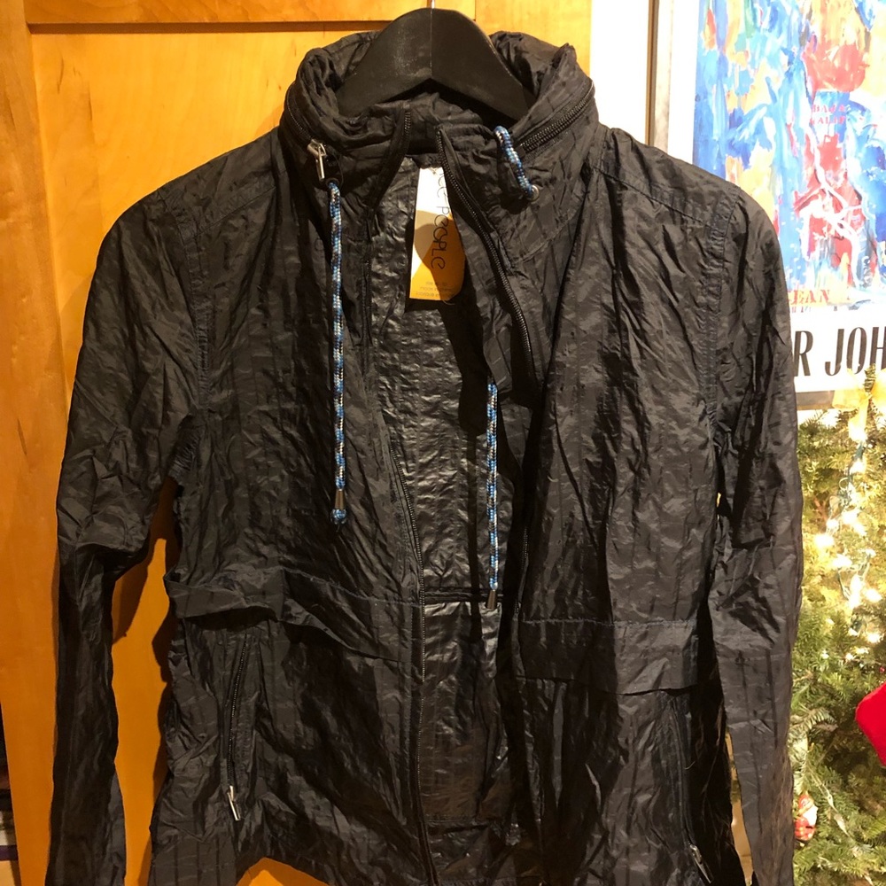 Free People convertible rain coat